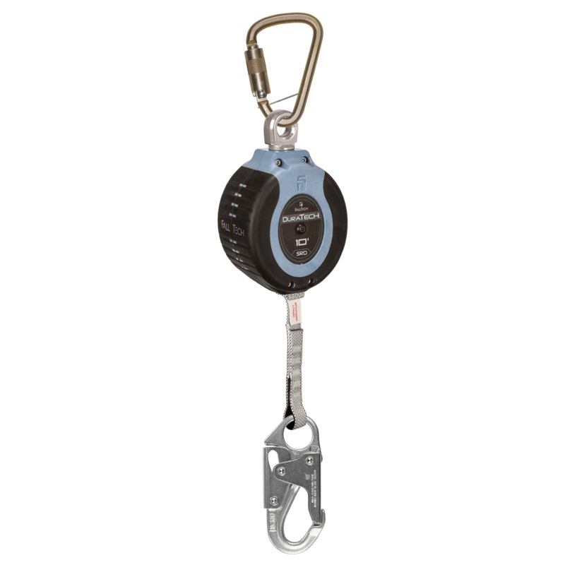 FALLTECH 10' DURATECH Web SRL w/ Steel Snap Hook, Includes Steel Anchorage Carabiner
