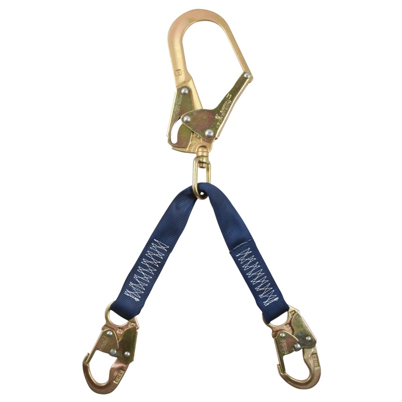 FALLTECH 19" Rebar Positioning Assembly w/ Jacketed Web & Steel Swivel Rebar Hook