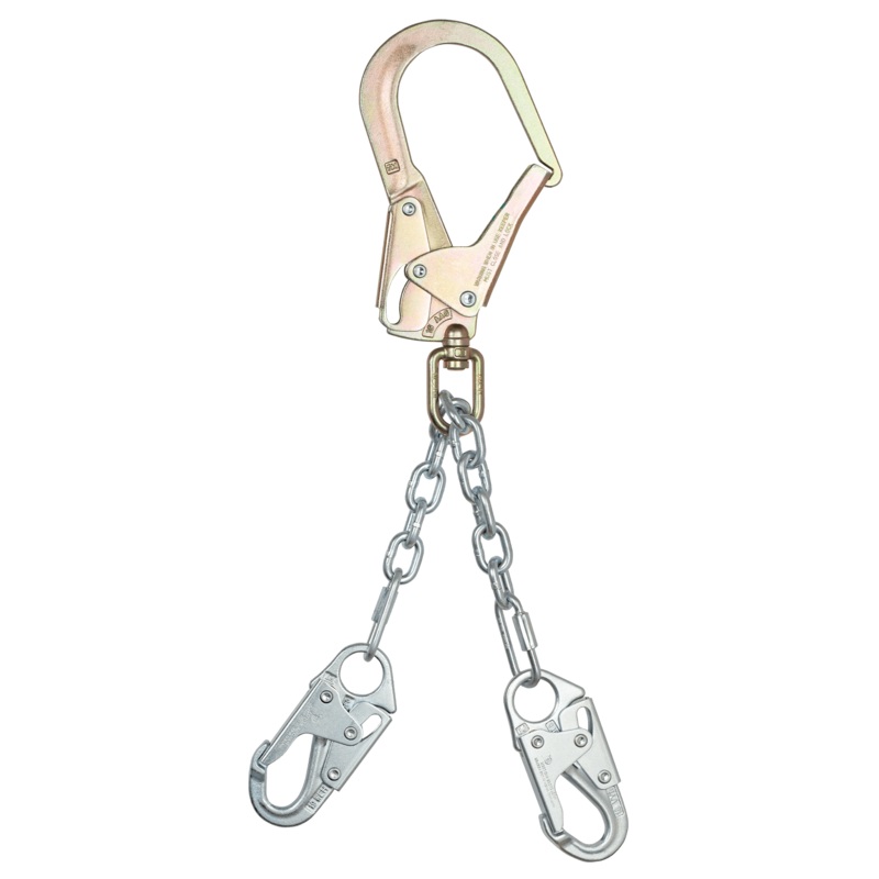FALLTECH 23" Premium Rebar Positioning Assembly w/ GR 43 Chain w/ Swivel Rebar Hook