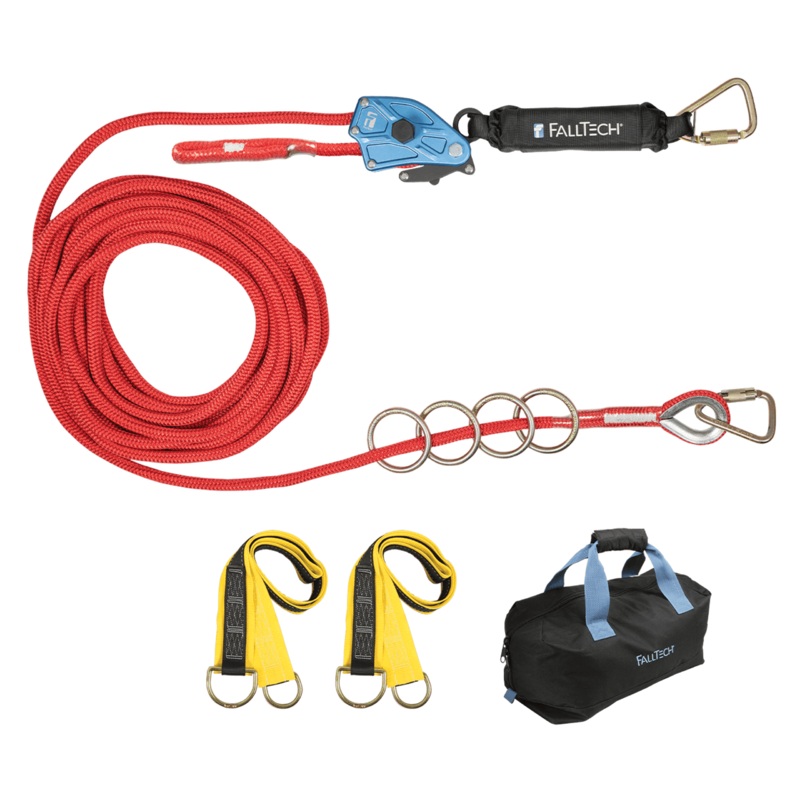 FALLTECH 30' 4-Person Temp Rope HLL System