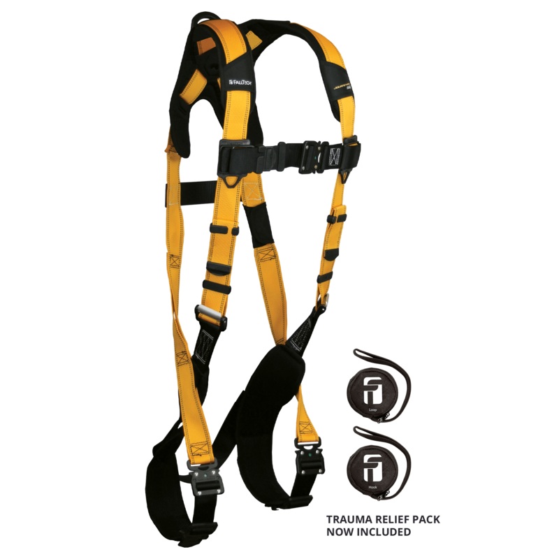 FALLTECH JOURNEYMAN FLEX Aluminum 1D Standard Non-Belted Full Body Harness