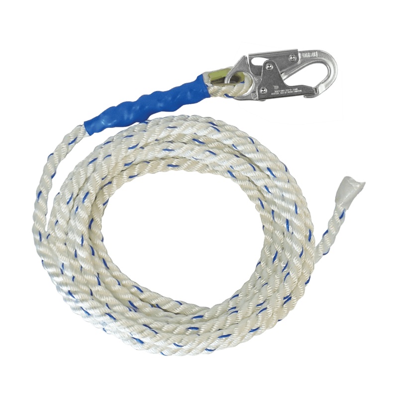 FALLTECH Premium Polyester Blend Vertical Lifeline w/ Taped End