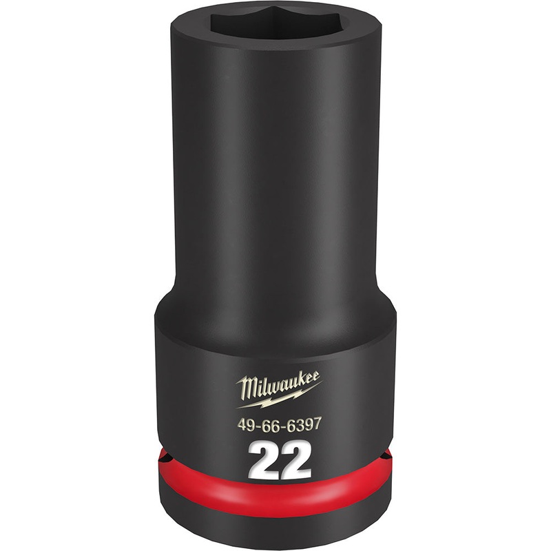 MILWAUKEE SHOCKWAVE Impact Duty 3/4" Drive 22MM Deep 6 Point Socket