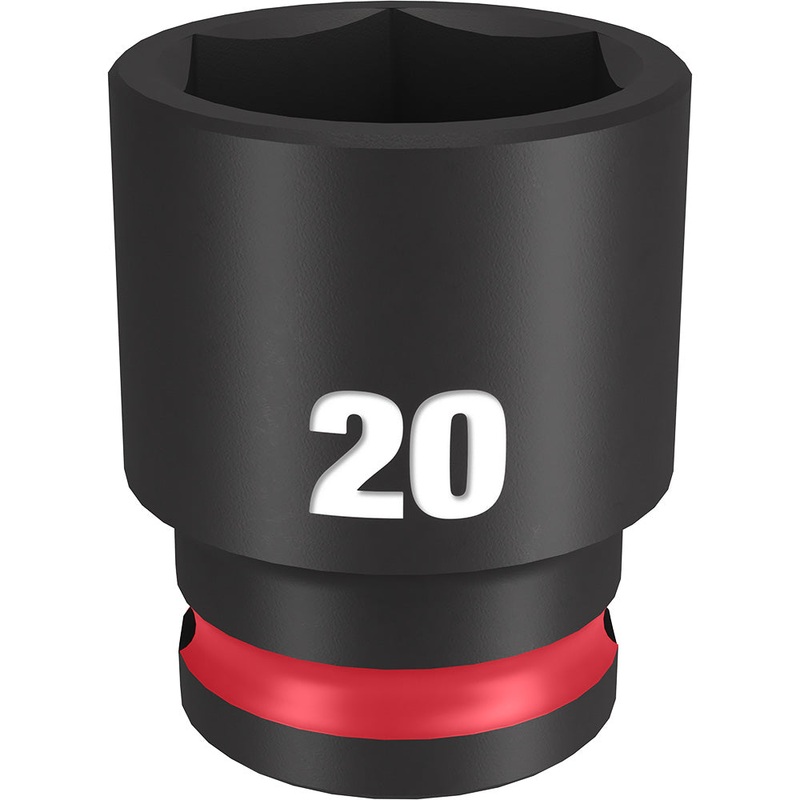 MILWAUKEE SHOCKWAVE Impact Duty 3/8" Drive 20MM Standard 6 Point Socket