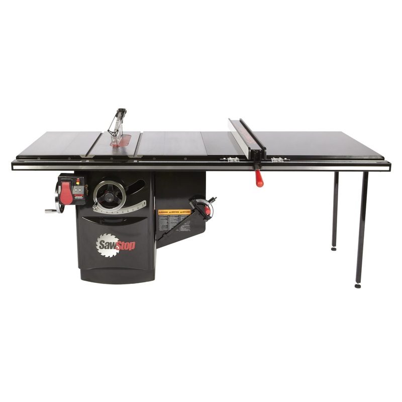 SAWSTOP Industrial Cabinet Saw ICS 3HP 1ph 230V 60Hz 52" Industrial T-Glide Fence System