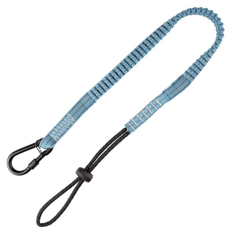 FALLTECH 15 lb Tool Tether w/ Choke-On Cinch-Loop & Steel Screwgate Carabiner, 36"