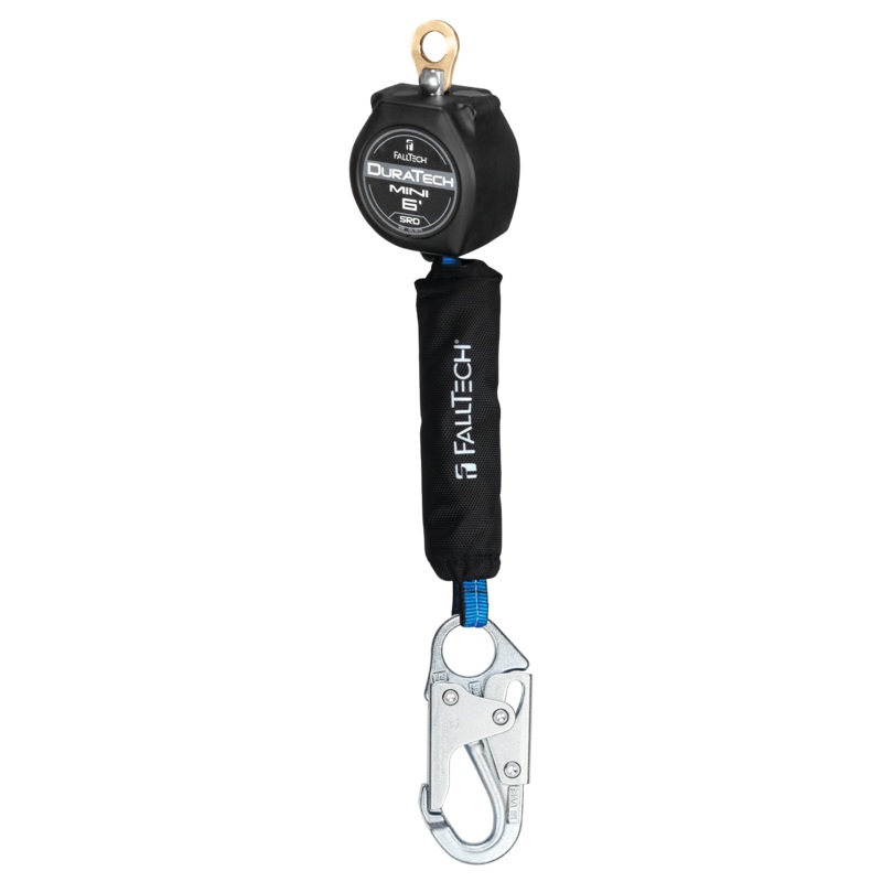 FALLTECH 6' DURATECH Mini Class 1 Personal SRL-P w/ Steel Snap Hook
