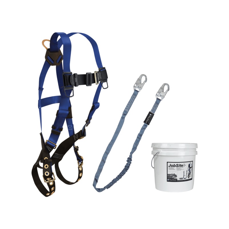 FALLTECH Harness & Lanyard 2 PC. Mini Bucket Kit (7016, 8259, 2 Gallon Bucket)