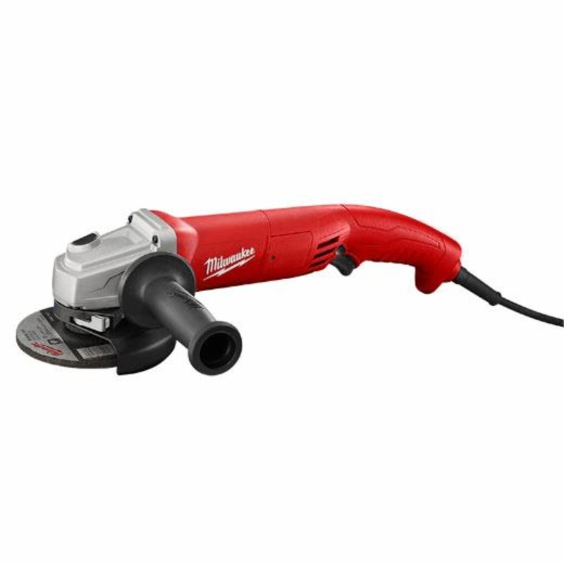 MILWAUKEE 11 Amp 5" Small Angle Grinder AC/DC w/ Trigger No Lock Switch
