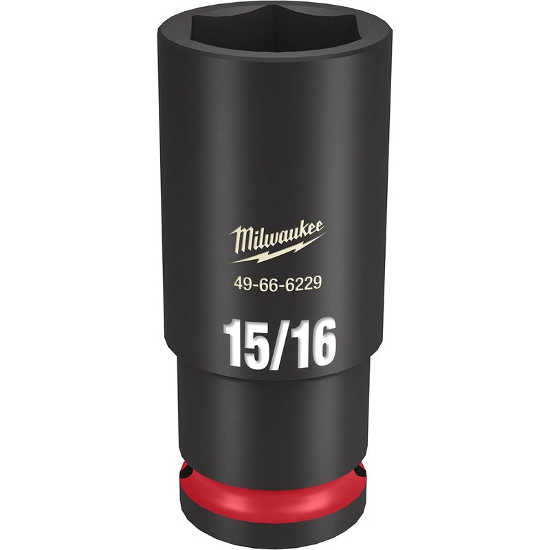 MILWAUKEE SHOCKWAVE Impact Duty 1/2" Drive 15/16" Deep 6 Point Socket