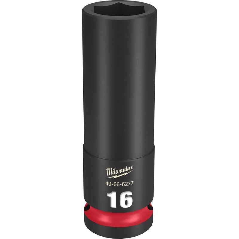 MILWAUKEE SHOCKWAVE Impact Duty 1/2" Drive 16MM Deep 6 Point Socket
