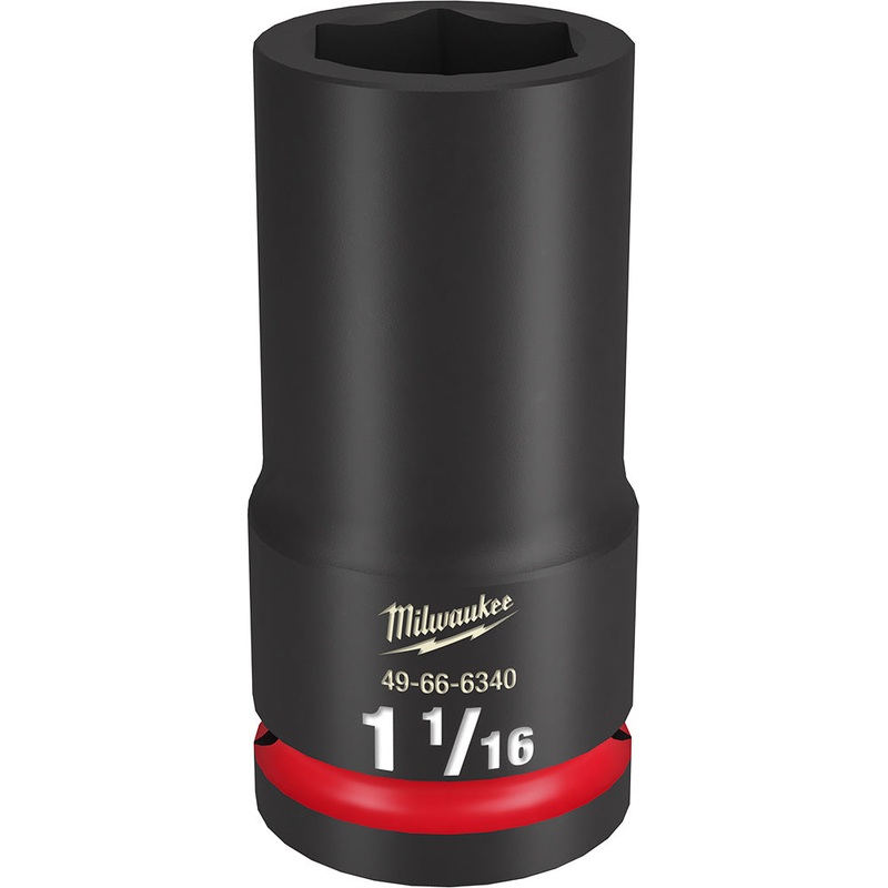 MILWAUKEE SHOCKWAVE Impact Duty 3/4" Drive 1-1/16" Deep 6 Point Socket