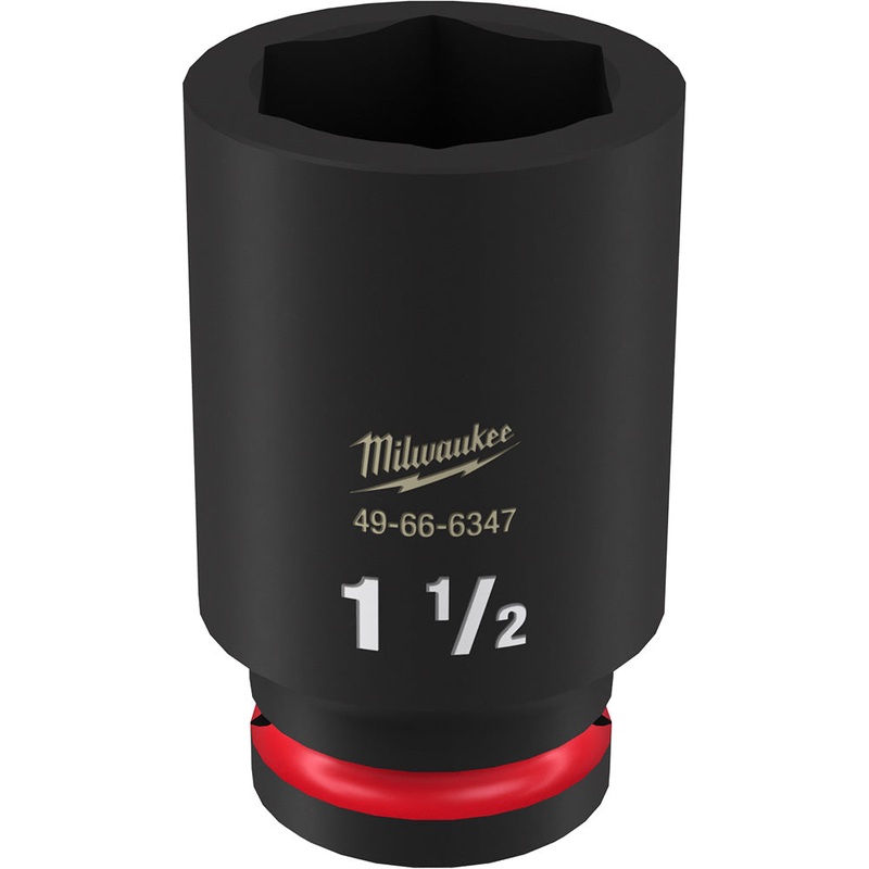 MILWAUKEE SHOCKWAVE Impact Duty 3/4" Drive 1-1/2" Deep 6 Point Socket