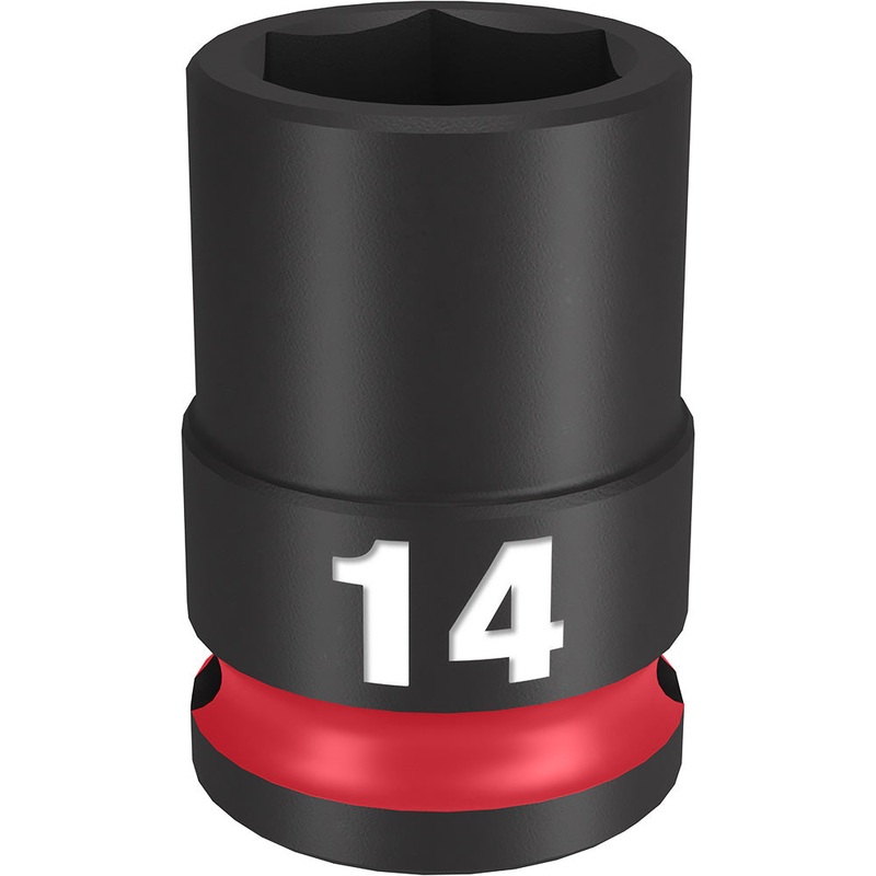 MILWAUKEE SHOCKWAVE Impact Duty 3/8" Drive 14MM Standard 6 Point Socket