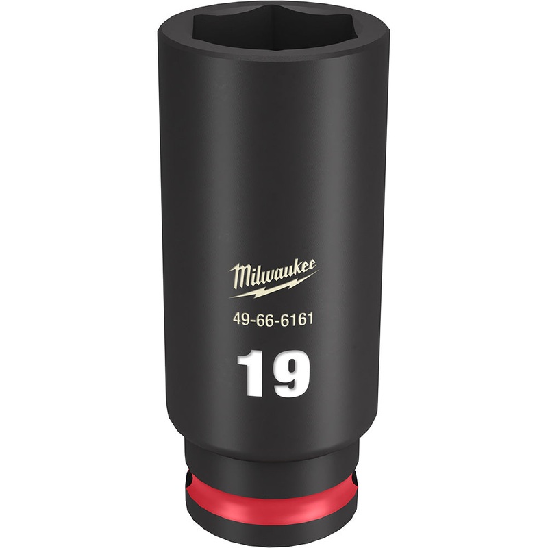 MILWAUKEE SHOCKWAVE Impact Duty 3/8" Drive 19MM Deep 6 Point Socket