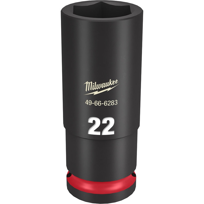 MILWAUKEE SHOCKWAVE Impact Duty 1/2" Drive 22MM Deep 6 Point Socket