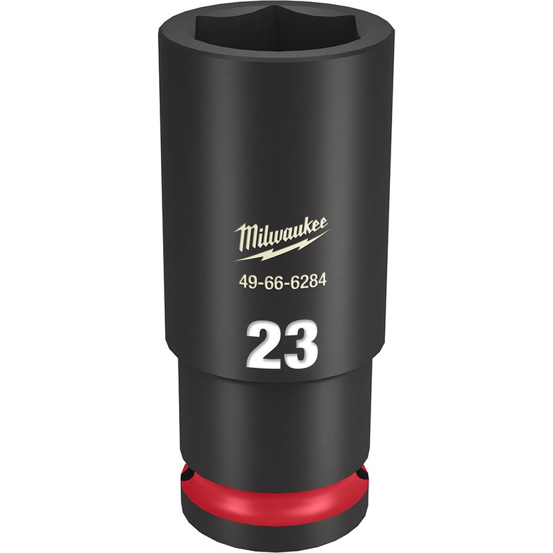 MILWAUKEE SHOCKWAVE Impact Duty 1/2" Drive 23MM Deep 6 Point Socket