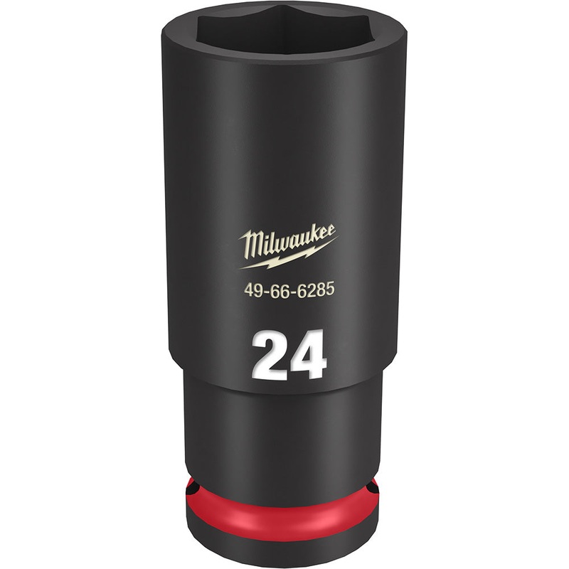 MILWAUKEE SHOCKWAVE Impact Duty 1/2" Drive 24MM Deep 6 Point Socket