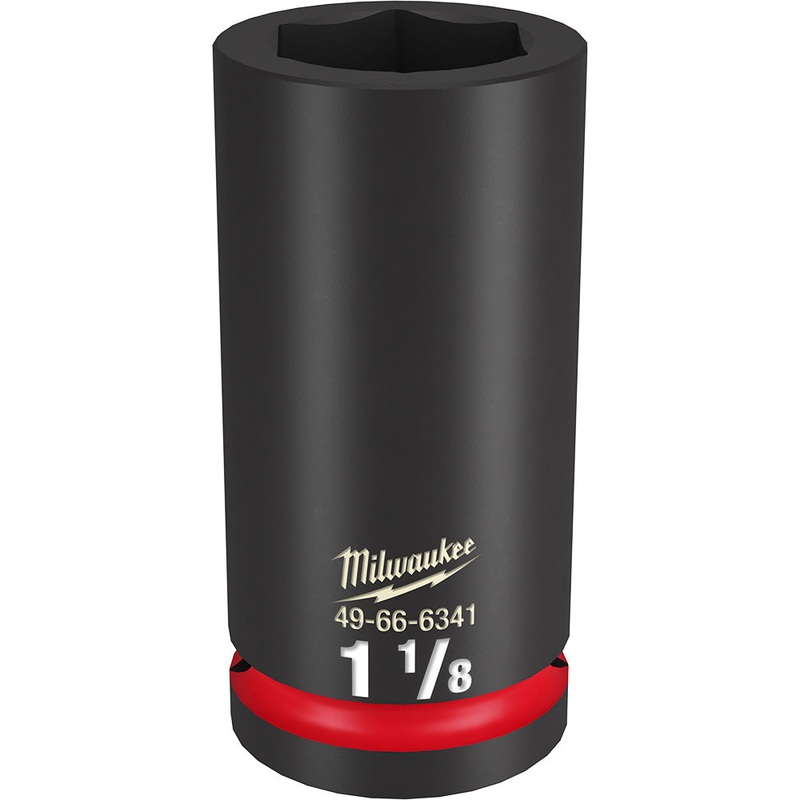 MILWAUKEE SHOCKWAVE Impact Duty 3/4" Drive 1-1/8" Deep 6 Point Socket