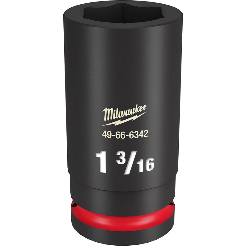 MILWAUKEE SHOCKWAVE Impact Duty 3/4" Drive 1-3/16" Deep 6 Point Socket