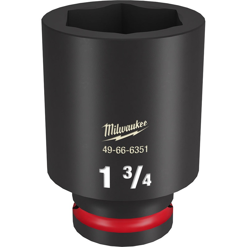 MILWAUKEE SHOCKWAVE Impact Duty 3/4" Drive 1-3/4" Deep 6 Point Socket