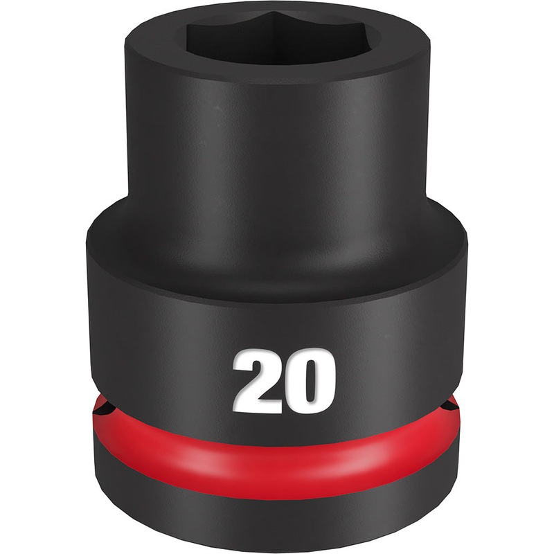MILWAUKEE SHOCKWAVE Impact Duty 3/4" Drive 20MM Standard 6 Point Socket