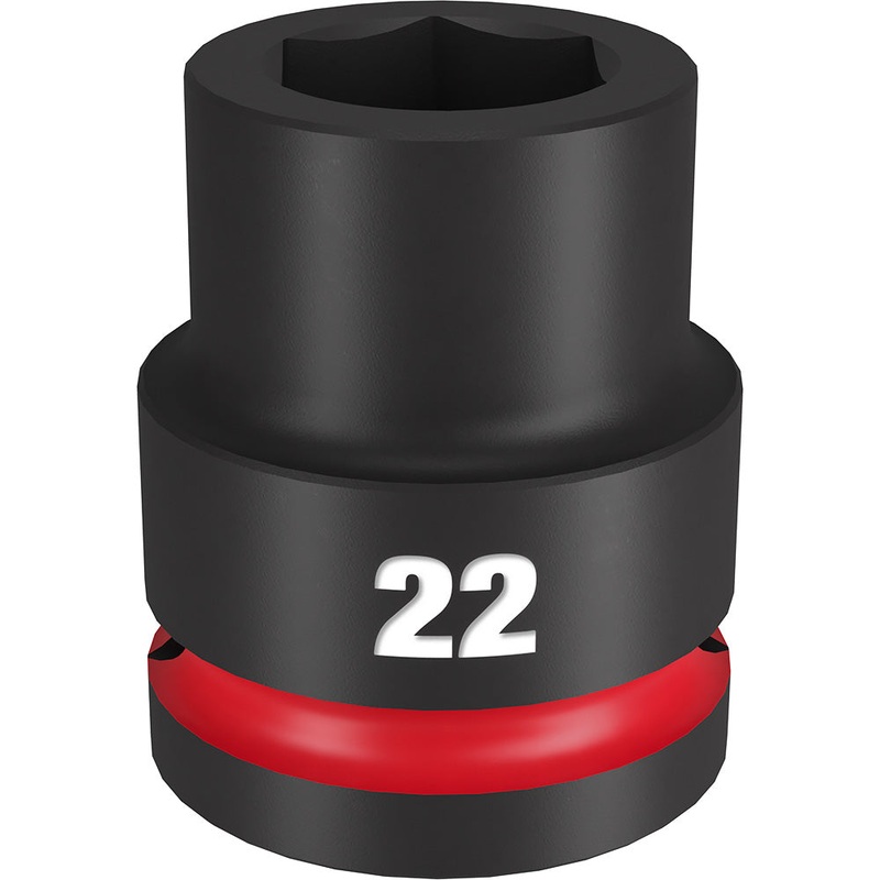 MILWAUKEE SHOCKWAVE Impact Duty 3/4" Drive 22MM Standard 6 Point Socket