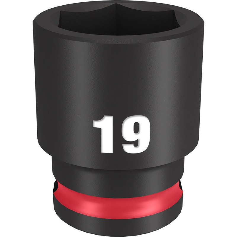 MILWAUKEE SHOCKWAVE Impact Duty 3/8" Drive 19MM Standard 6 Point Socket