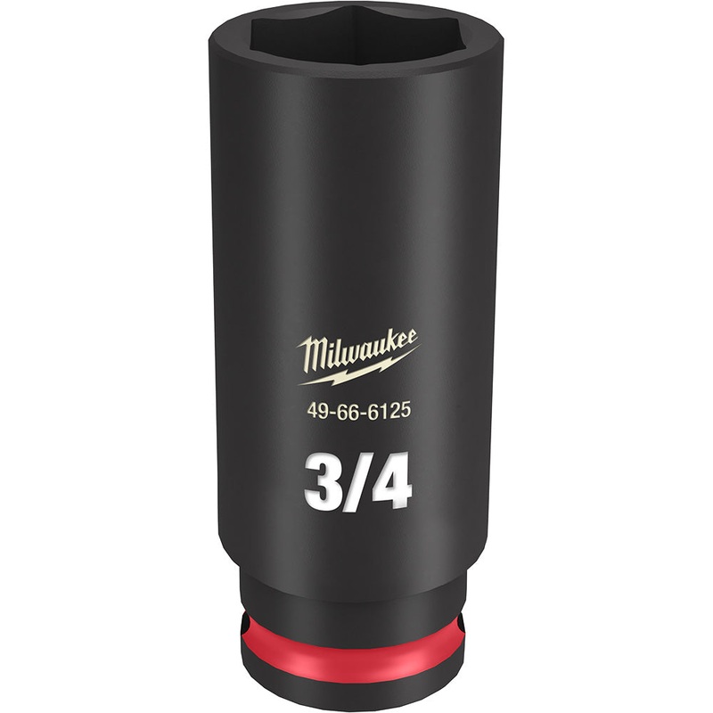 MILWAUKEE SHOCKWAVE Impact Duty 3/8" Drive 3/4" Deep 6 Point Socket