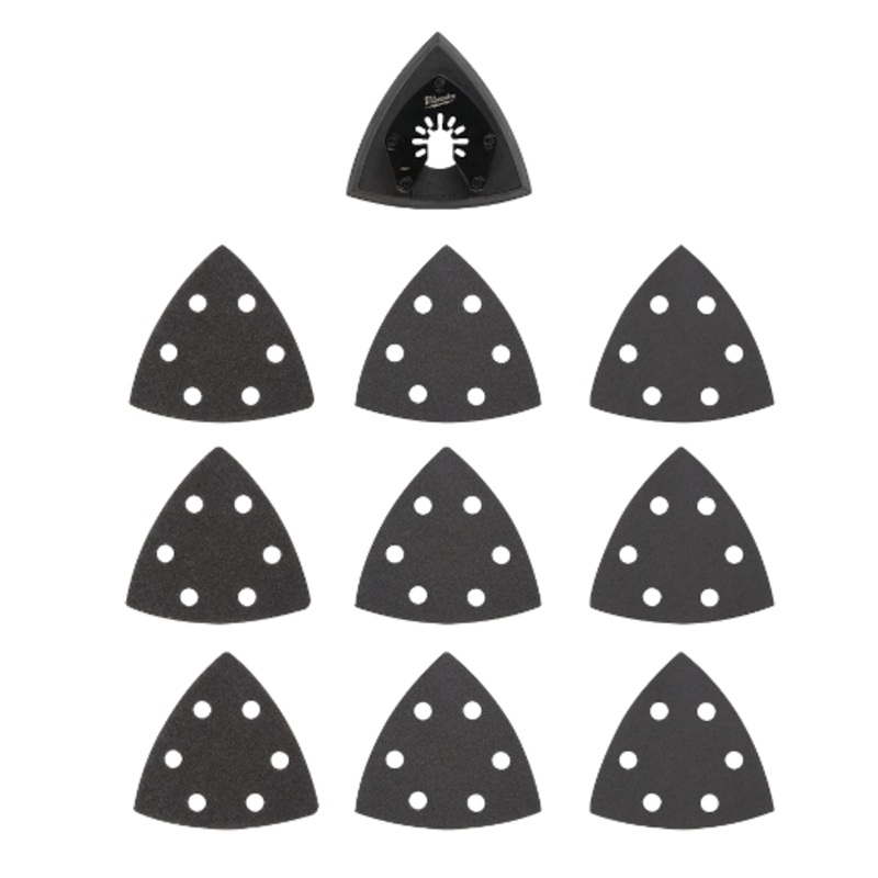 MILWAUKEE Universal Fit OPEN-LOK Triangle Sanding Pad & Sandpaper