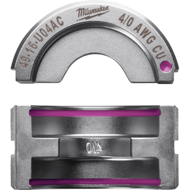 MILWAUKEE 4/0 AWG COPPER U Style Die
