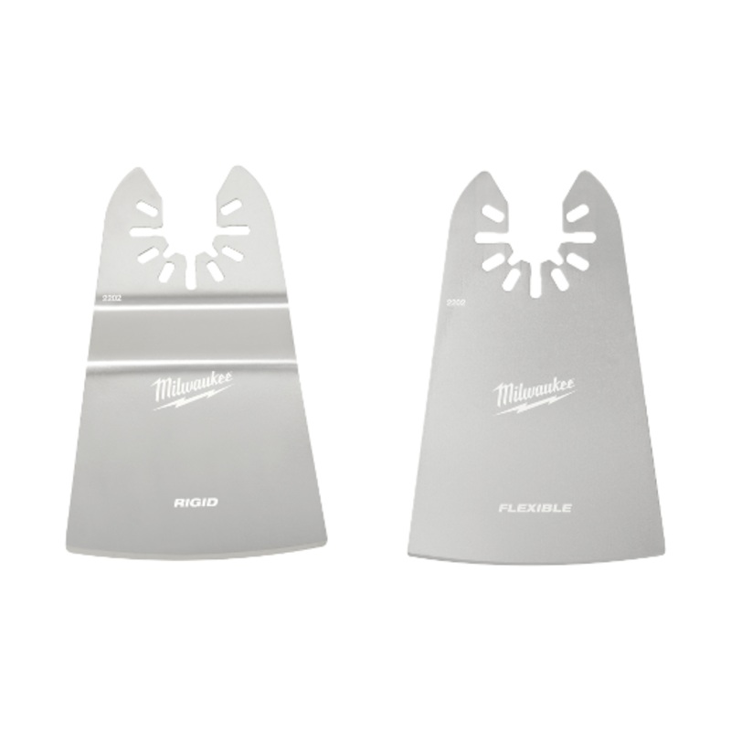 MILWAUKEE OPEN-LOK 2" Rigid & 2" Flexible Scraper 2 PC. Variety Pack