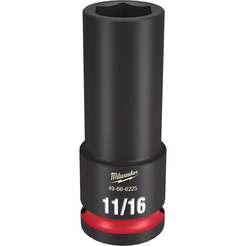 MILWAUKEE SHOCKWAVE Impact Duty 1/2" Drive 11/16" Deep 6 Point Socket