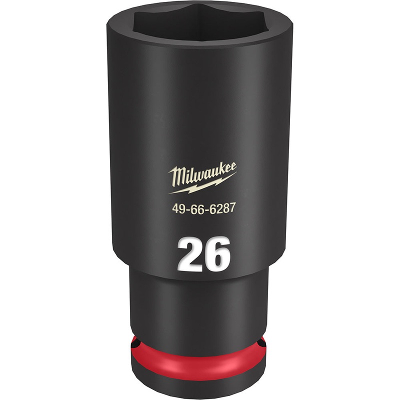 MILWAUKEE SHOCKWAVE Impact Duty 1/2" Drive 26MM Deep 6 Point Socket