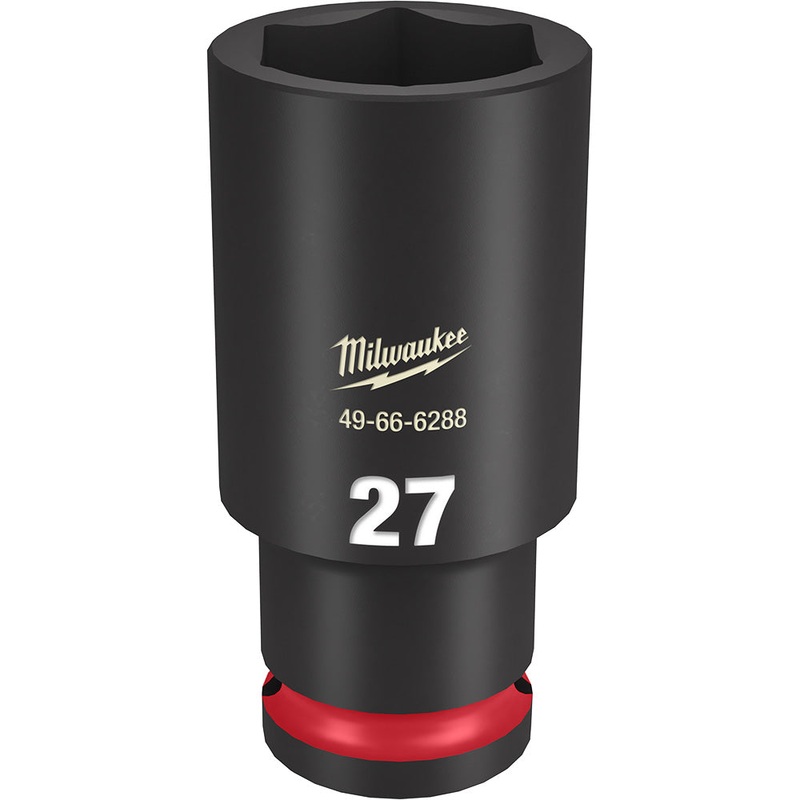 MILWAUKEE SHOCKWAVE Impact Duty 1/2" Drive 27MM Deep 6 Point Socket