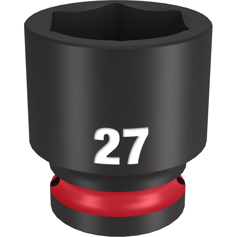 MILWAUKEE SHOCKWAVE Impact Duty 1/2" Drive 27MM Standard 6 Point Socket