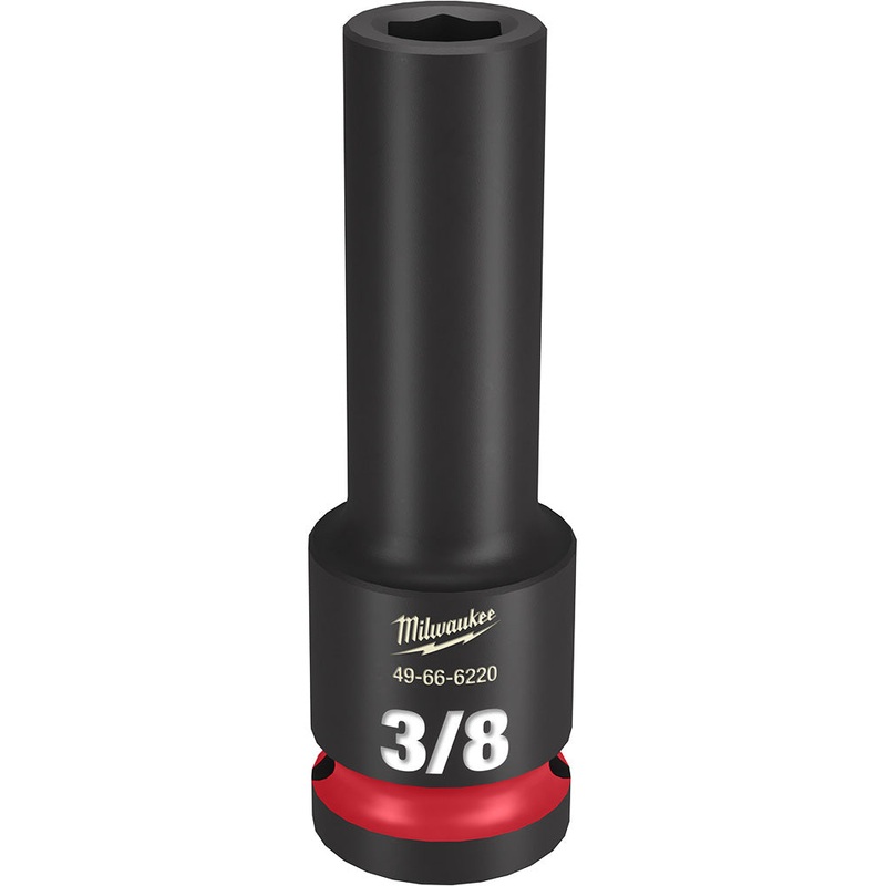 MILWAUKEE SHOCKWAVE Impact Duty 1/2" Drive 3/8" Deep 6 Point Socket