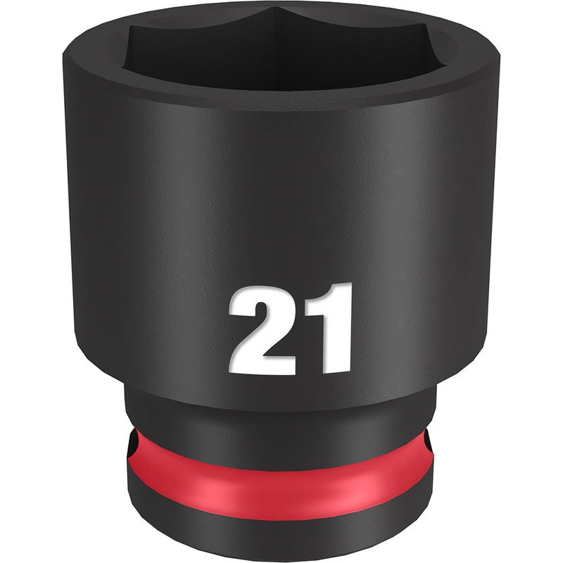 MILWAUKEE SHOCKWAVE Impact Duty 3/8" Drive 21MM Standard 6 Point Socket