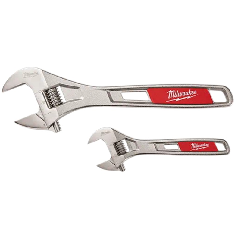MILWAUKEE 2 PC. 6" & 10" Adjustable Wrench Set