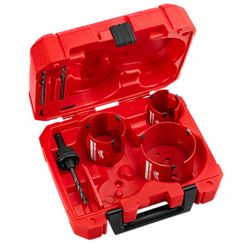 MILWAUKEE 7 PC. BIG HAWG w/ Carbide Teeth Hole Saw Kit