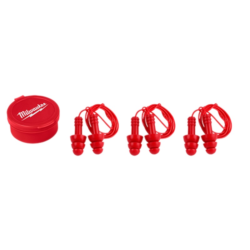 MILWAUKEE Reusable Corded Earplugs (3 PK)