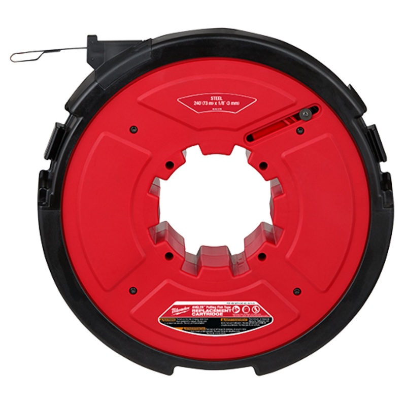 MILWAUKEE M18 FUEL ANGLER 240' x 1/8" Steel Pulling Fish Tape Replacement Cartridge
