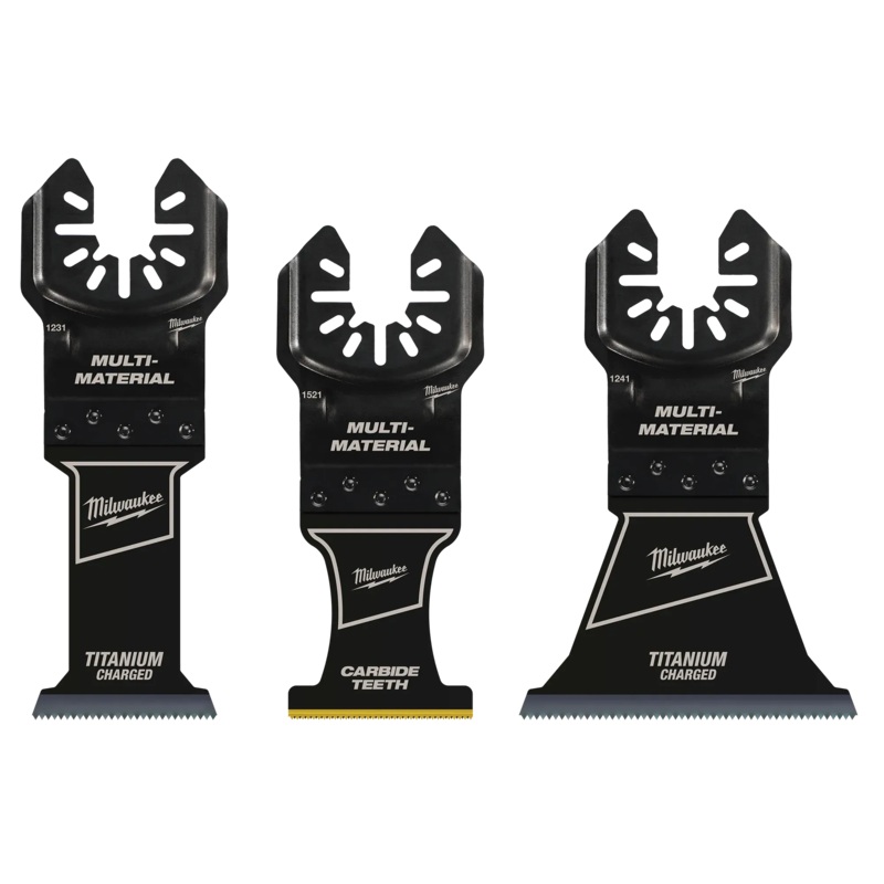 MILWAUKEE 3 PC. OPEN-LOK Multi-Material Multi-Tool Blade Variety Pack