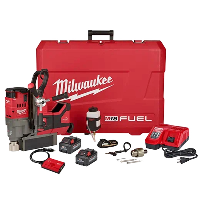 MILWAUKEE M18 FUEL 1-1/2" Lineman Magnetic Drill High Demand Kit