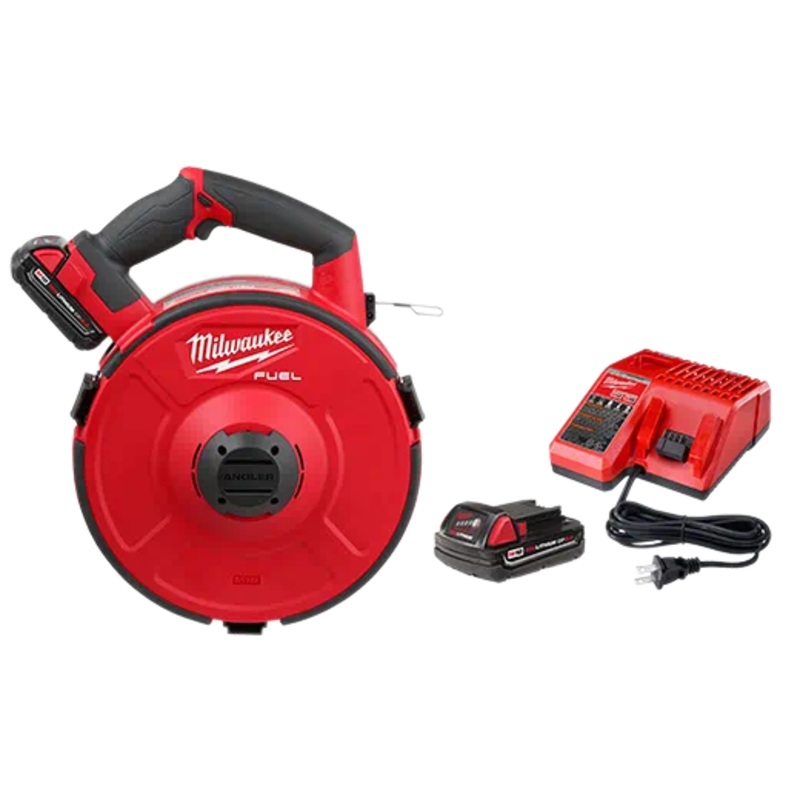 MILWAUKEE M18 FUEL ANGLER 240' Steel Pulling Fish Tape Kit