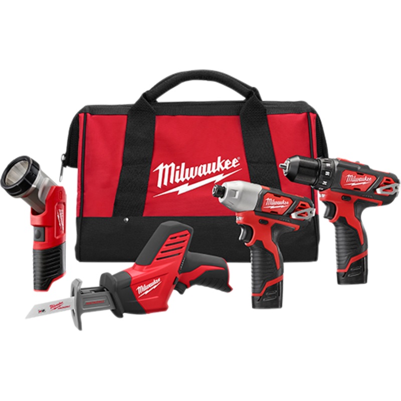 MILWAUKEE M12 4 Tool Combo Kit