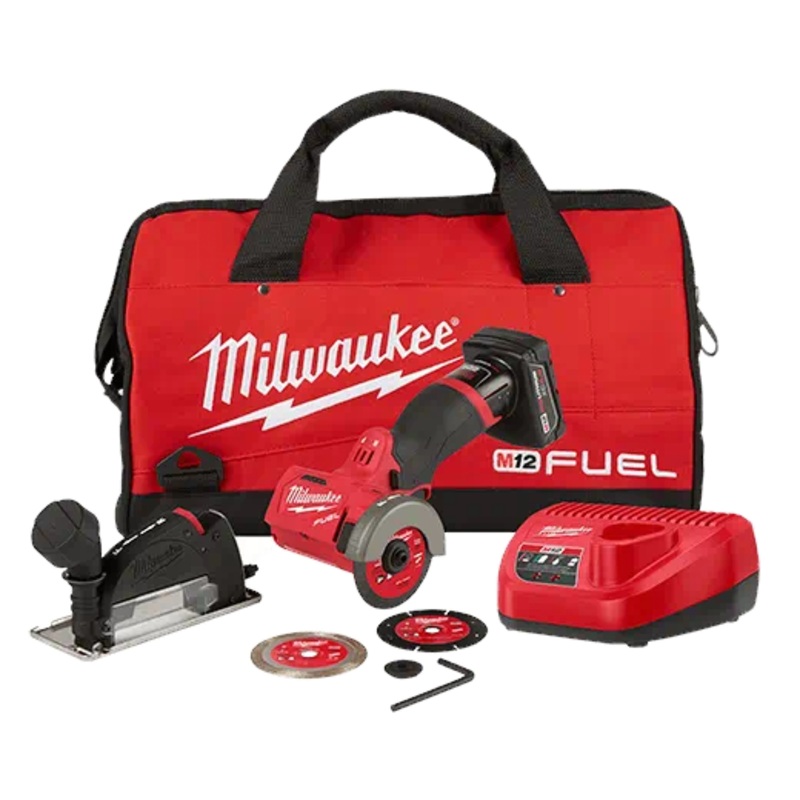 MILWAUKEE M12 FUEL 3" Compact Cut-Off Tool Kit