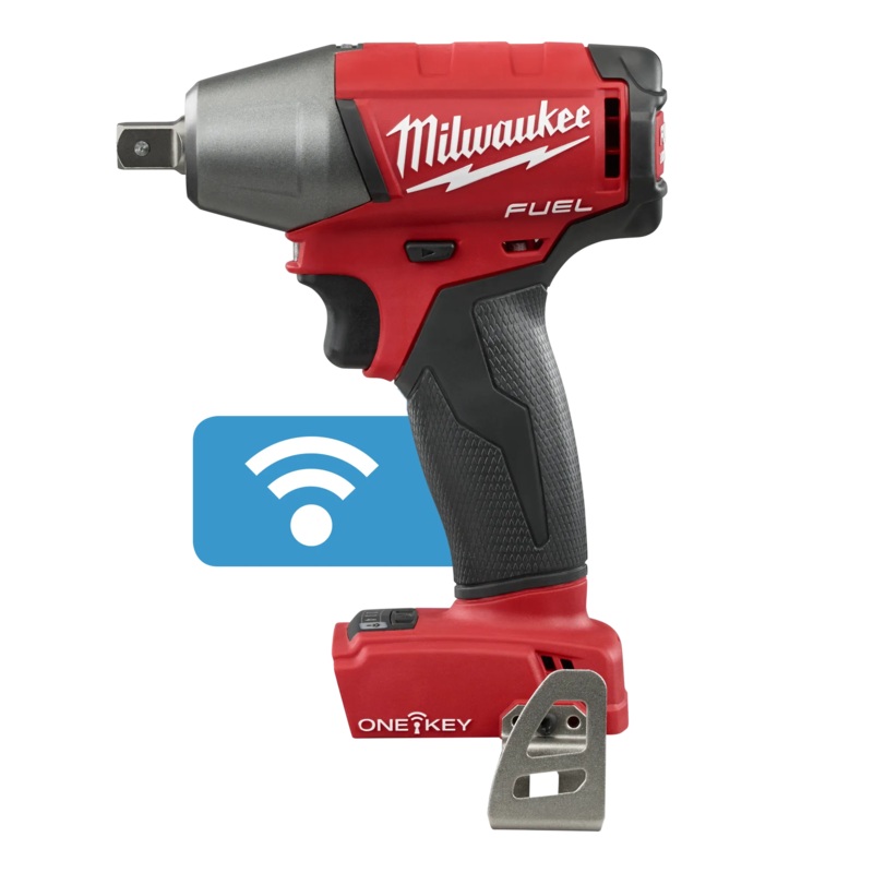 MILWAUKEE M18 FUEL w/ ONE-KEY 1/2" Compact Impact Wrench w/ Pin Detent (Tool Only)