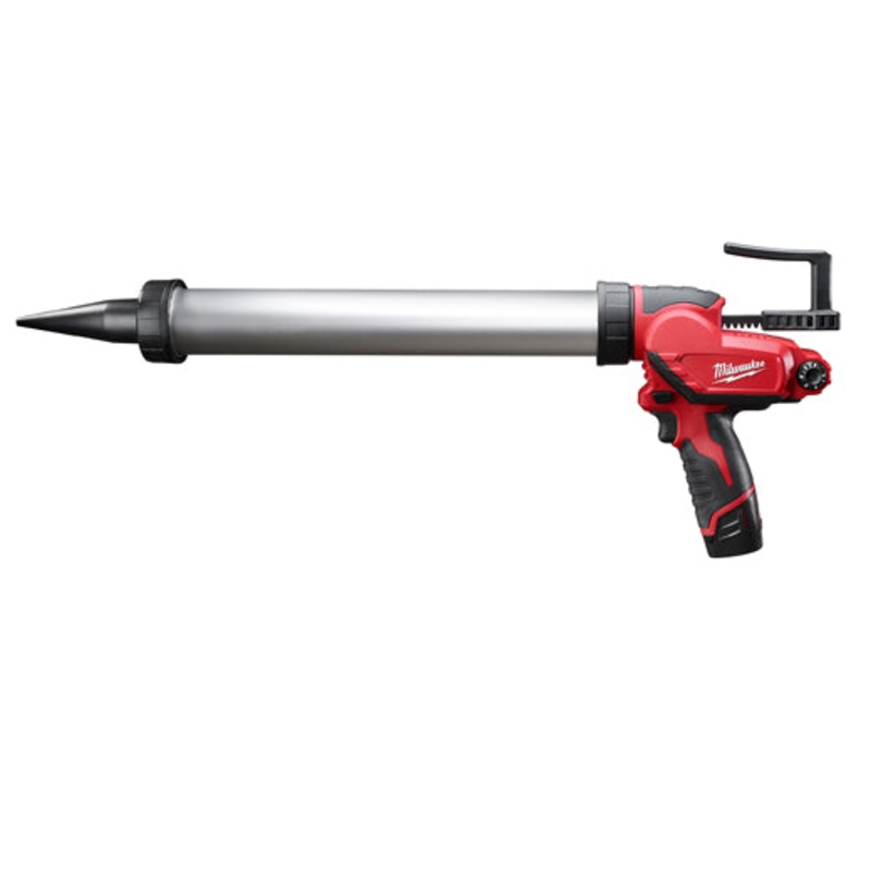 MILWAUKEE M12 20 oz. Aluminum Barrel Caulk & Adhesive Gun Kit