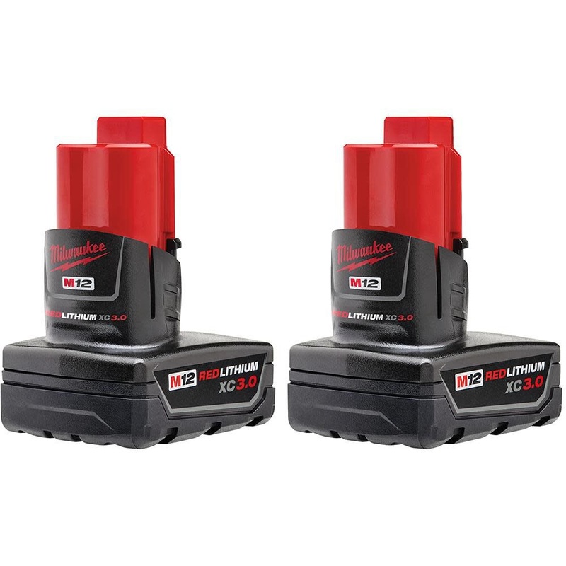 MILWAUKEE M12 REDLITHIUM XC3.0 Battery (2 PACK) + YOUR CHOICE OF GIFT